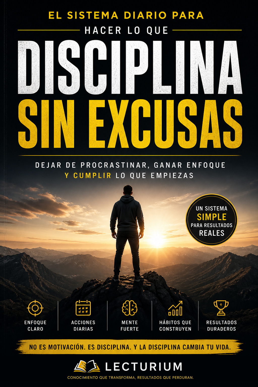 Disciplina sin excusas: el sistema diario para hacer lo que sabes que debes